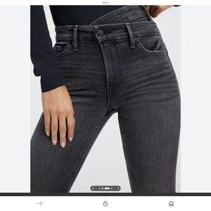Good American Good Classic Slim Straight  Jeans  #GCCO014BT sz 8 /29 New $145